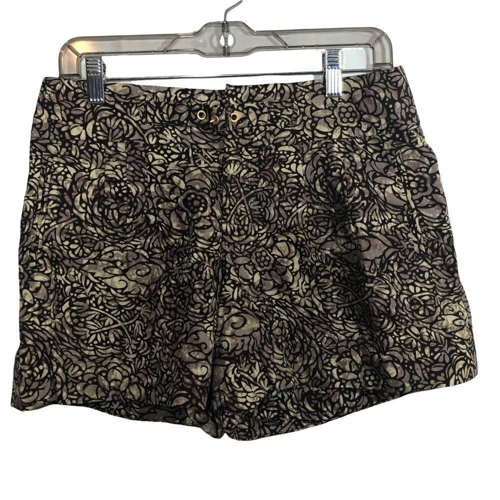 Anthropologie Coquille Floral Shorts With Pockets